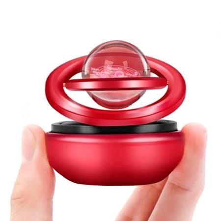 Metal Body Solar-Powered Rotating Air Freshener