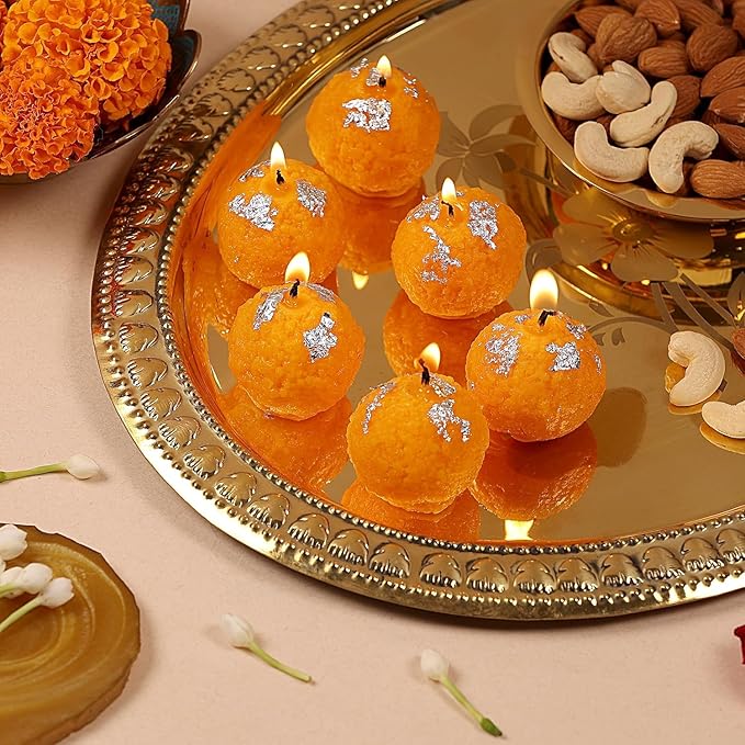 Parkash Candles Premium Ladoo Candle